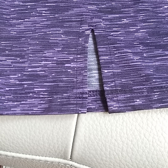 Penningtons Active Zone Capris, Purple & Black, Size 1X - Picture 3 of 10